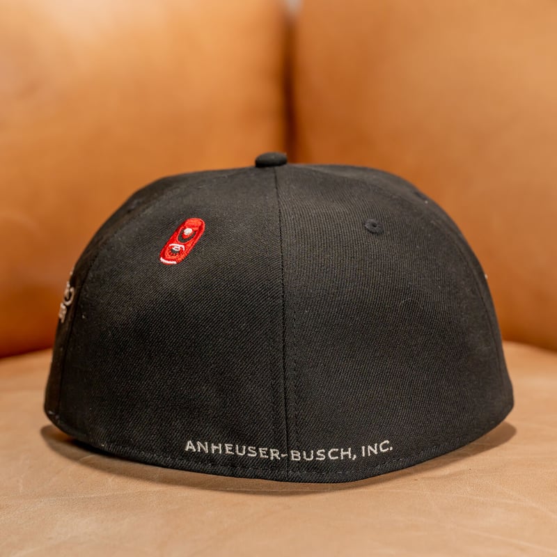 ニューエラ/NEWERA バドワイザー コラボ 廃盤 レア NEW ERA・ニューエラ 59FIFTY Budweiser バドワイザー ラベルロゴ（ブ