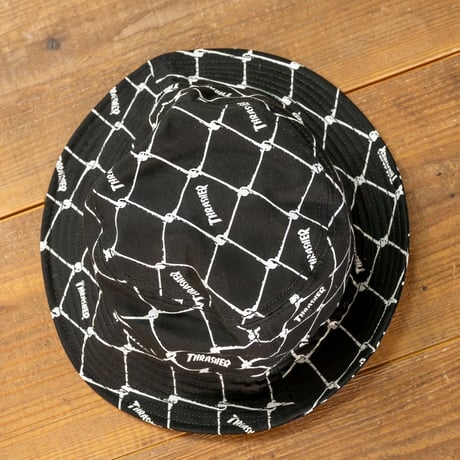 NEW ERA・ニューエラ　BUCKET01　THRASHER・スラッシャー　FENCE PRINT