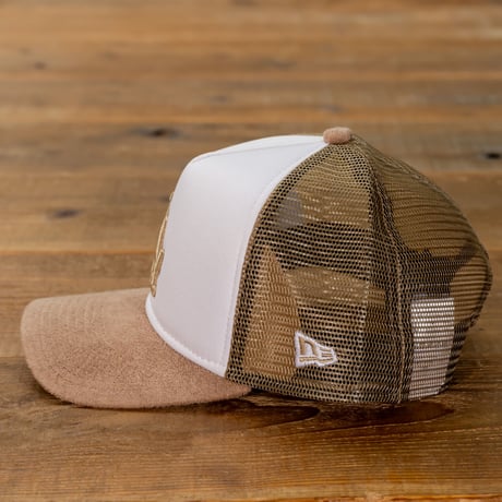 NEWERA・ニューエラ　9FORTY A-Frame トラッカー パイル ロサンゼルス・ドジャース（カーキ）　大谷翔平　SHOHEI OHTANI