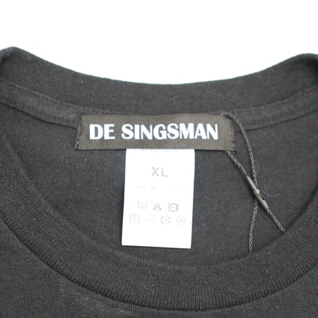 DE SINGSMAN　〈90’s USED加工〉　BEACHベイビィ Tee（ブラック）