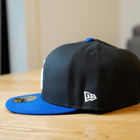 NEWERA・ニューエラ 59FIFTY Powered by GORO NAKATSUGAWA（min-nano）ロサンゼルス・ドジャース ブラック ライトロイヤルバイザー  14346957