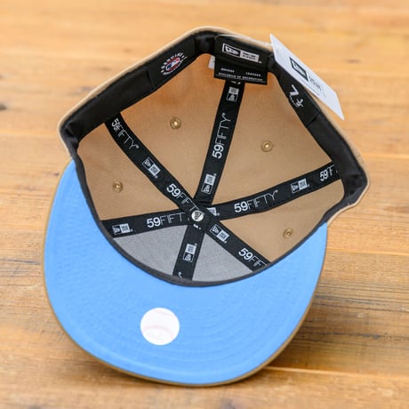 NEW ERA・ニューエラ　  59FIFTY Seaside ロサンゼルス・ドジャース キャメル スカイブルーアンダーバイザー　大谷翔平　SHOHEI OHTANI