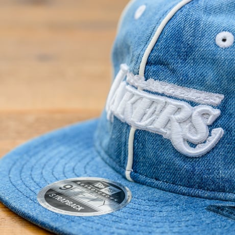 NEW ERA・ニューエラ　 RC 9FIFTY Retro Series ロサンゼルス・レイカーズ ウォッシュドデニム　八村塁　Rui Hachimura