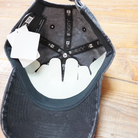 NEWERA・ニューエラ　9TWENTY Chemical Wash Classic Logo クラシックロゴ ブラック