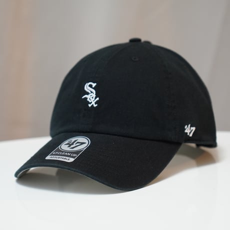 47BRAND フォーティーセブン キャップ '47 クリーンナップ ベースランナー シカゴ・ホワイトソックス ブラック B-BSRNR06GWS-BK