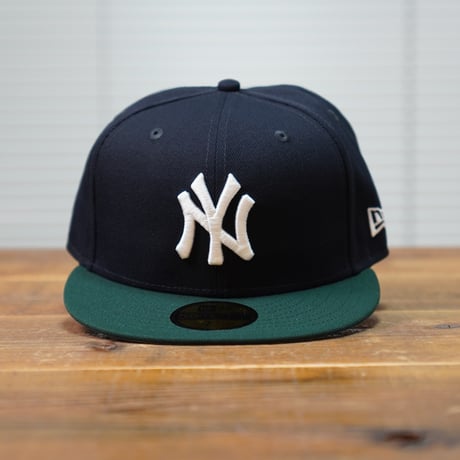 NEWERA・ニューエラ　59FIFTY Powered by GORO NAKATSUGAWA（min-nano）ニューヨーク・ヤンキース ネイビー ダークグリーンバイザー