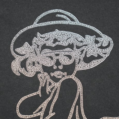 DE SINGSMAN　〈90’s USED加工〉　BEACHベイビィ Tee（ブラック）
