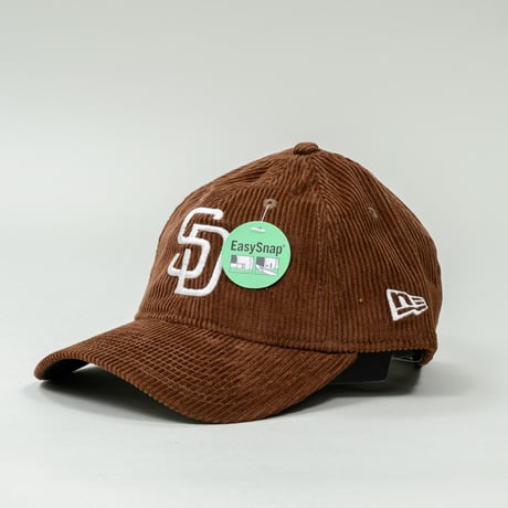 NEW ERA・ニューエラ　 9TWENTY MLB Corduroy コーデュロイ サンディエゴ・パドレス（チョコ）