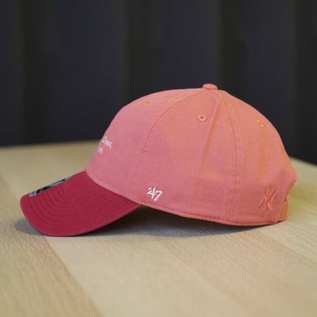 47BRAND フォーティーセブン キャップ 47 クリーンナップ ニューヨーク・ヤンキース YUKARI HAYASHI Stadium Address アイランドレッド / トロージャンレッド