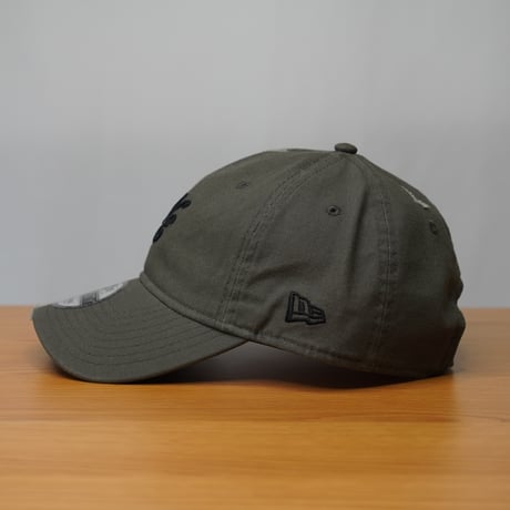 NEW ERA・ニューエラ 9TWENTY クラシックロゴ Damaged Duck Canvas モス