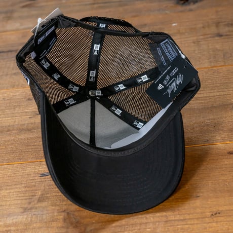 NEWERA・ニューエラ　9FORTY A-Frame トラッカー TOYA HORIUCHI new era メッシュキャップ（ブラック）
