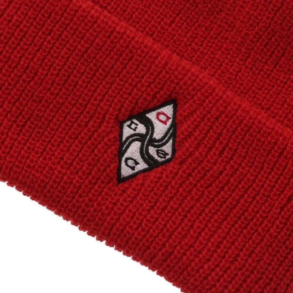 チャレンジャー CHALLENGER EMBROIDERED KNIT CAP RED | d