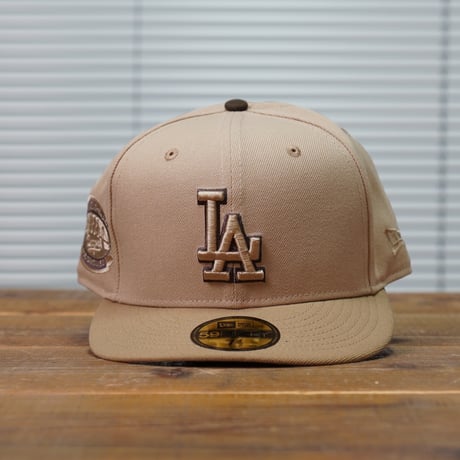 59FIFTY Iced Latte ロサンゼルス・ドジャース キャメル カーキ