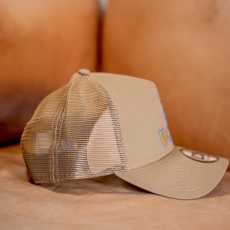 NEW ERA・ニューエラ　9FORTY A-Frame トラッカー UCLA JOE ジョー（カーキ）