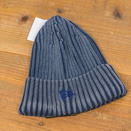 NEWERA・ニューエラ　   リブカフニット Italian Wash イタリアンウォッシュ ネイビー