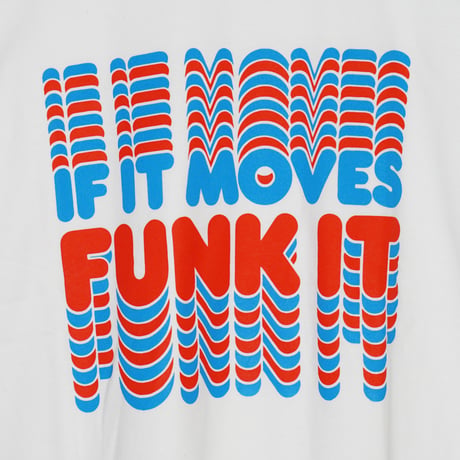 STEREO8 Funk It Tee: White プリント Tシャツ ホワイト XL