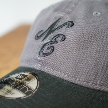 NEW ERA・ニューエラ　9TWENTY Washed Duck ダークグラファイト ブラックバイザー