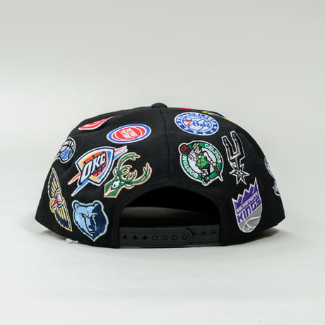 NEW ERA・ニューエラ　  9FIFTY Team Logo Allover NBA（ブラック）