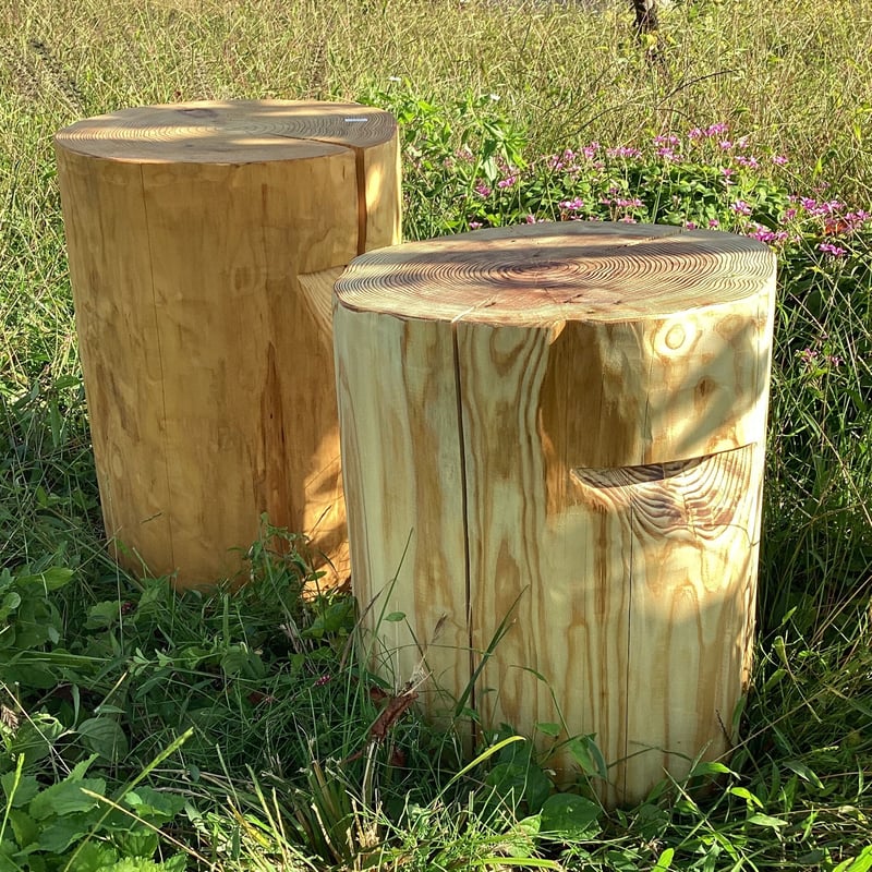 杉　丸太いす　3個 杉の丸太椅子（スモール／直径25cm～30cm未満） | 百年杉のWeb