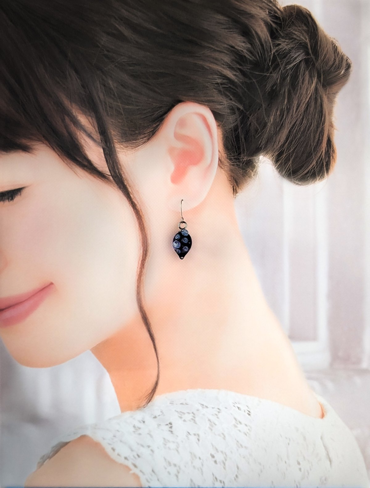 テンタクル－ガラスのタコ足ピアスぷっくりフックピアス01 | Mu2Que