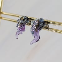 テンタクル－ガラスのタコ足ピアス08