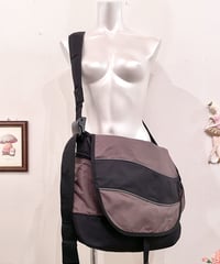 Vintage L.L. BEAN Brown Gray & Black Shoulder Bag