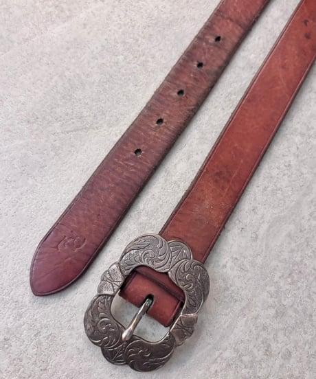 Vintage POLO by RALPH LAUREN Brown Leather Belt