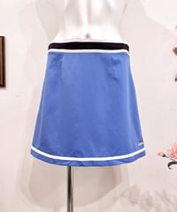 Vintage adidas Pale Blue & Black Mini Skirt M