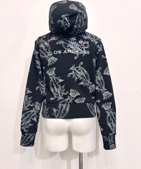 Vintage CHRISTIAN AUDIGIER Reversible Design Zip Up Hoodie S