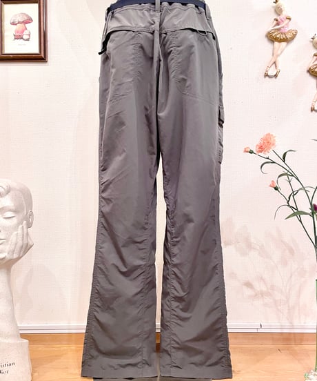 Vintage COLUMBIA Charcoal Gray Tech Design Nylon Pants M