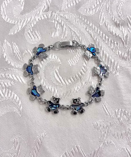 Vintage/Deadstock Aurora Bear Metal Bracelet