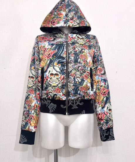 Vintage CHRISTIAN AUDIGIER Reversible Design Zip Up Hoodie S