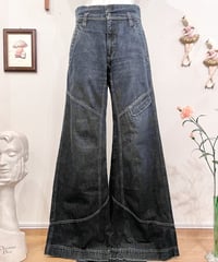 Vintage Raver Design Denim Baggy Pants M