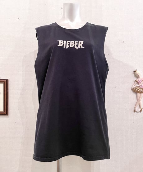 Vintage Justin Bieber "SORRY" No Sleeve Top M