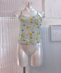 Vintage Bubble Duck Print Camisole Top M