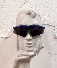 Vintage/Bootleg OAKLEY Blue Clear Frame Sunglasses