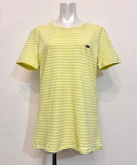 Vintage DIESEL Lemon Border Metal Plate Design T-Shirt L