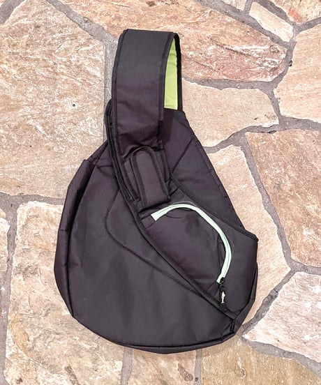 Vintage Black & Green Tech Design One Shoulder Bag