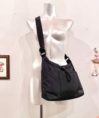 Vintage POLO SPORT Black Padded Nylon Shoulder Bag