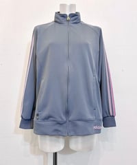 Vintage adidas Gray & Pink Jersey Top M