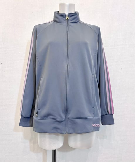 Vintage adidas Gray & Pink Jersey Top M