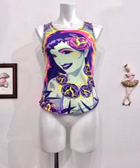 Vintage/Deadstock HAYES Girl & Bird Graphic Design Top S