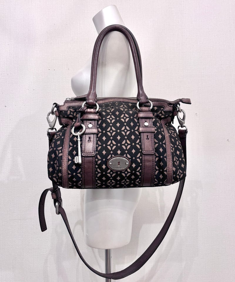 FOSSILツーウェイバック Vintage FOSSIL 2WAY Design Hand Bag | FUNKTIQUE