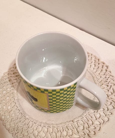 Vintage Dog Design Mug Cup
