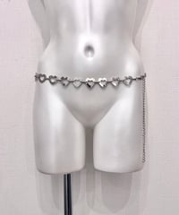 Vintage/Deadstock Heart Frame Design Chain Belt