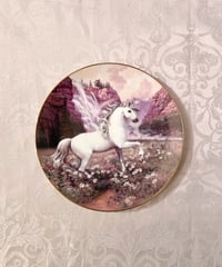 Vintage "The Enchanted Shores of the Unicorn" Collector Plate