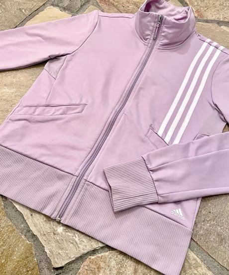 Vintage adidas Lilac & White Jersey Top S