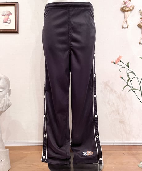 Vintage IN-LINE Side Snap Design Jersey Pants M