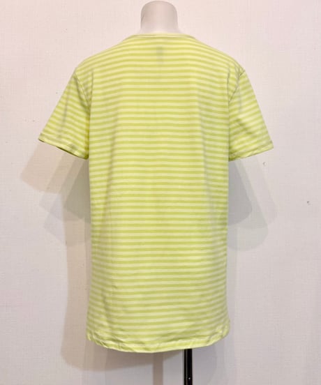 Vintage DIESEL Lemon Border Metal Plate Design T-Shirt L