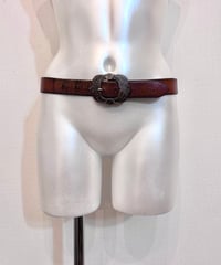 Vintage POLO by RALPH LAUREN Brown Leather Belt